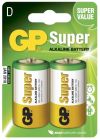D Batteri GP Super R20 2-pack