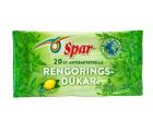 Spar Våtservett antibaktriell 20-pack citron