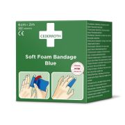 Cederroth Soft foam Blue bandage - 6 cm x 2 m