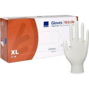 Nitrilhandske Abena Classic Sensitive vit XL - 100 st /frp