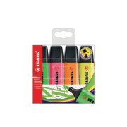 Överstrykningspenna BOSS neon - 4-pack