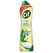 Cif Creme Lemon med en fräsch doft av citron avlägsnar smuts du inte trodde att du skulle bli av med. Den avancerade formulan med mikropartiklar avlägsnar smuts och fett i hela hemmet - 500 ml/st