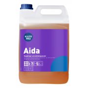 Kiilto Pro Aida grovrent för manuell eller maskinell rengöring av hårt smutsade ytor på utrustning, ugnar, golv, väggar och fläktkåpor - 5 liter/st