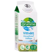 Grumme Vittvätt är ett effektivt, flytande bastvättmedel för vit eller ljus tvätt samt är miljömärkt med Svanen och Veganmärkt - 750 ml/st